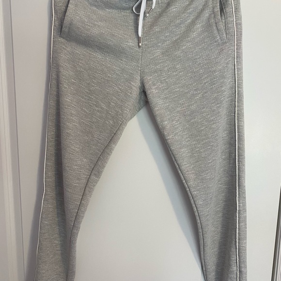 ALALA SILVERY TERRY 7/8 PANT JOGGER sz M - Picture 2 of 8